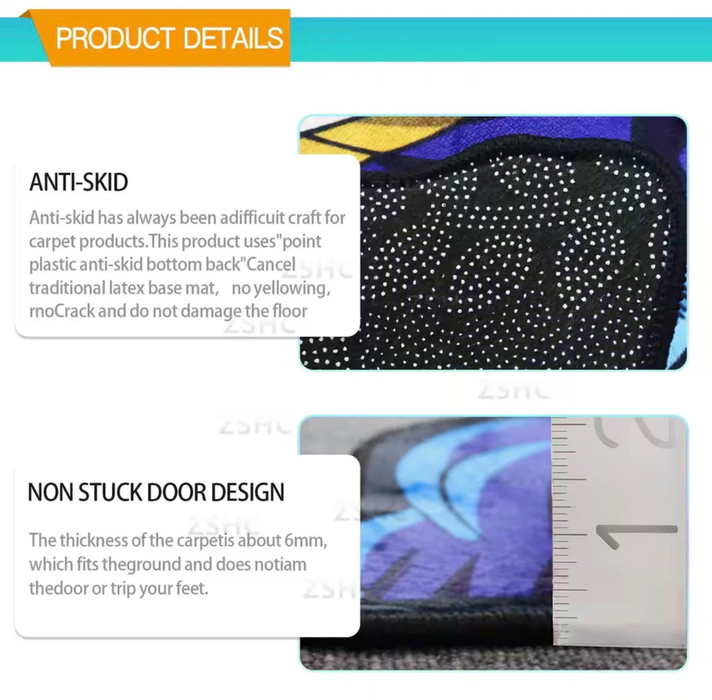 Hunter X Hunter Hisoka Phantom troupe Rug Floor Mat