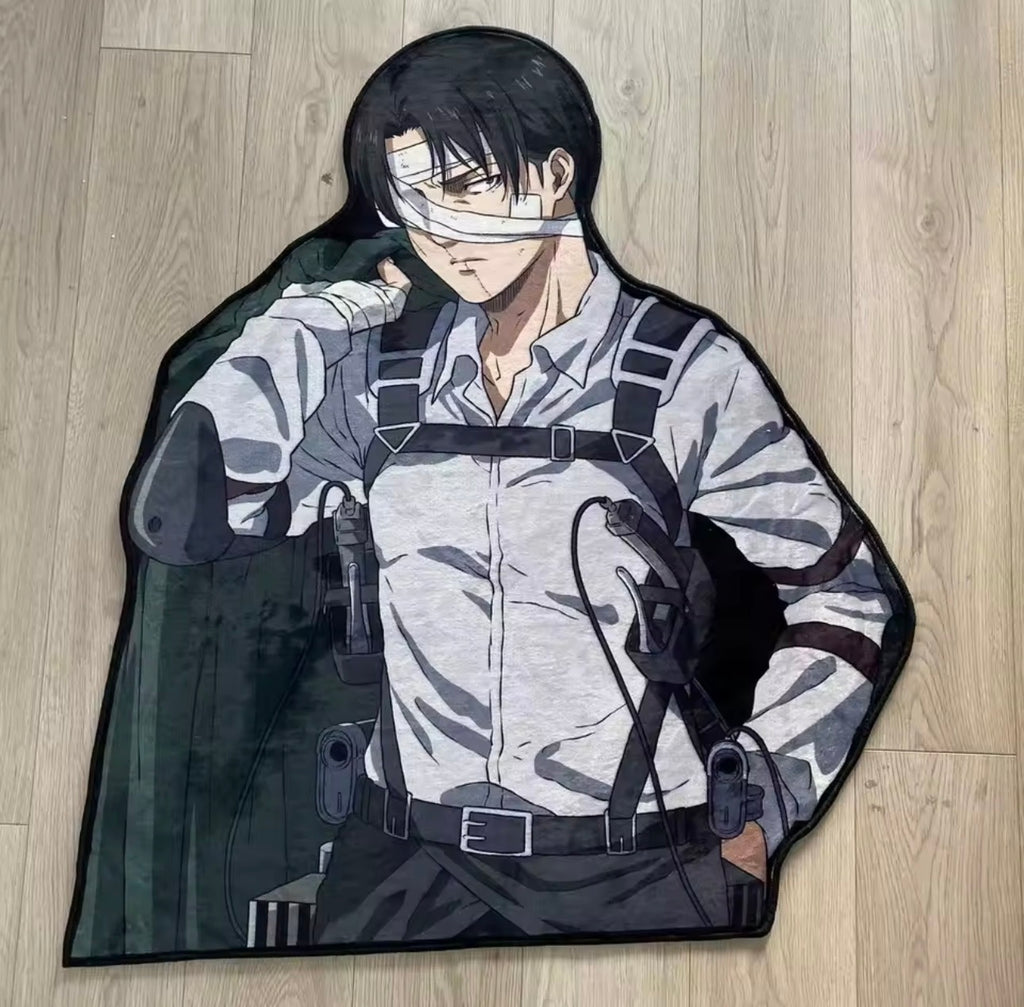Levi Ackerman Attack on Titan Anime Rug Door Mat